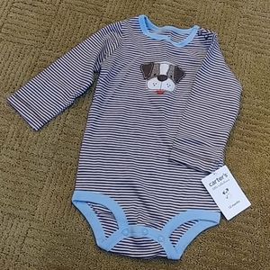 NWT Carters dog onesie top 12 mos
